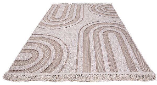 Koberec Benita 092A D.BEIGE/CREAM rozmery koberec: 60x100 cm