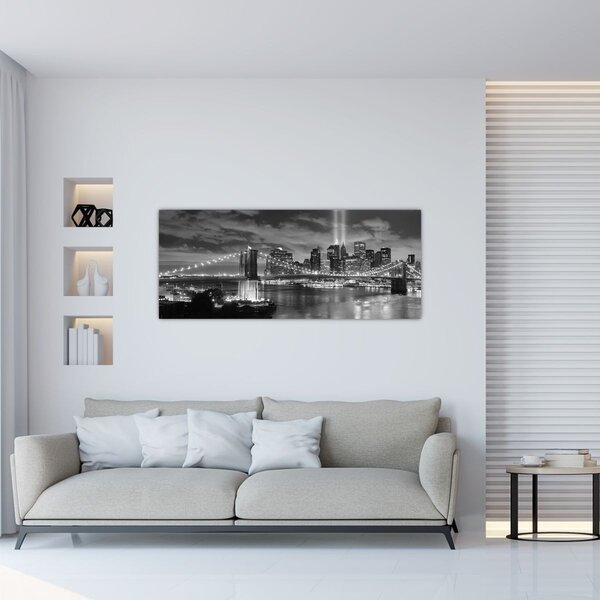 Obraz - Brooklynský most (120x50 cm)