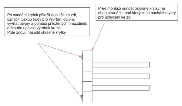 Nimco Držiak na uteráky otočný, 42 cm BORMO - BR 11096-4-26