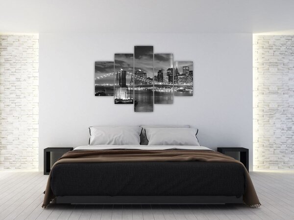 Obraz - Brooklynský most (150x105 cm)