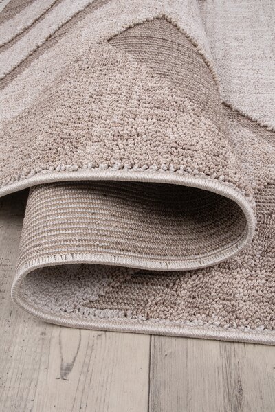 Koberec Benita 095A D.BEIGE/CREAM rozmery koberec: 60x100 cm