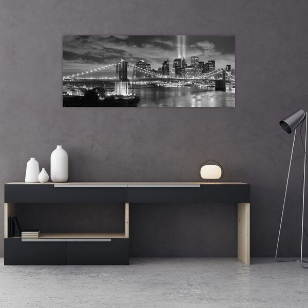Obraz - Brooklynský most (120x50 cm)