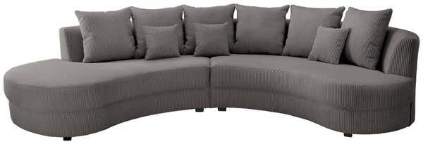 SEDACIA SÚPRAVA, textil, sivá Livetastic - Online Only obývacie izby, Online Only