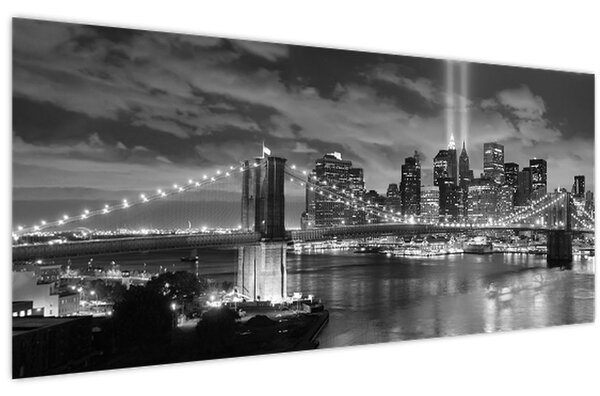 Obraz - Brooklynský most (120x50 cm)