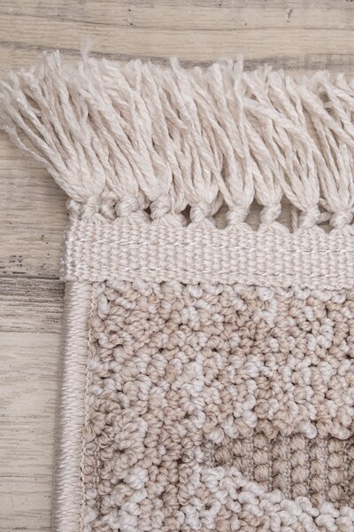 Koberec Benita 099A D.BEIGE/CREAM (Bebeda) rozmery koberec: 80x150 cm