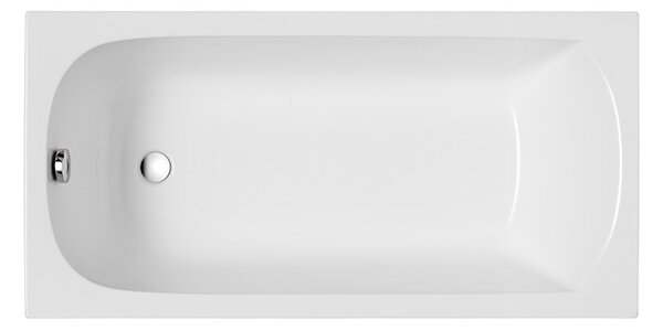 Polimat Akrylátová obdĺžniková vaňa Classic 120x70 (130x70, 140x70, 150x70, 150x75, 160x70, 170x70, 170x75, 180x80) POLIMAT-Farba: Biela, POLIMAT-Rozmery: 120x70