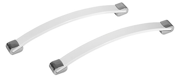 Besco Madlo k akrylátovým vaniam FLEX W/CR MAD (229x18x32,5 mm | farba: chróm/biela )