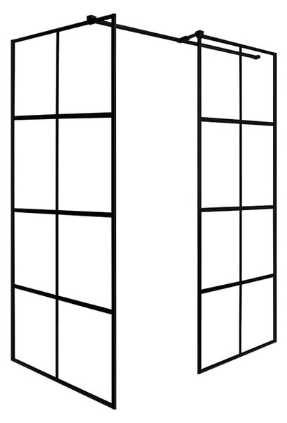 Besco Sprchový kút Walk-In EXCEA 100x80 (100x90, 120x80, 120x90), výška 190 cm - bez vaničky