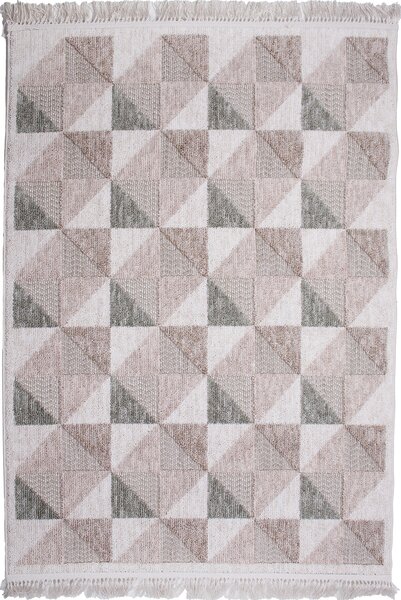Koberec Benita 654 GREEN/CREAM rozmery koberec: 120x170 cm