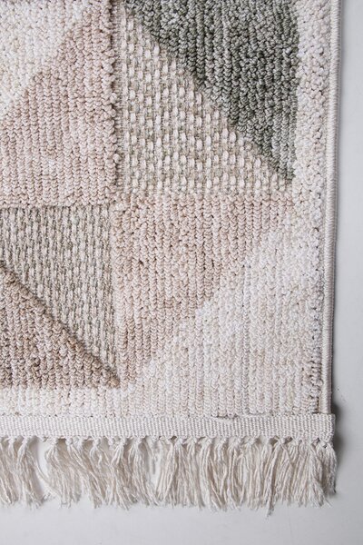 Koberec Benita 654 GREEN/CREAM rozmery koberec: 120x170 cm