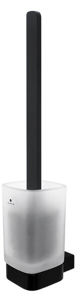 Nimco WC kefa s hranatou rukoväťou KIBO čierna - Ki-14094CN-HR-90