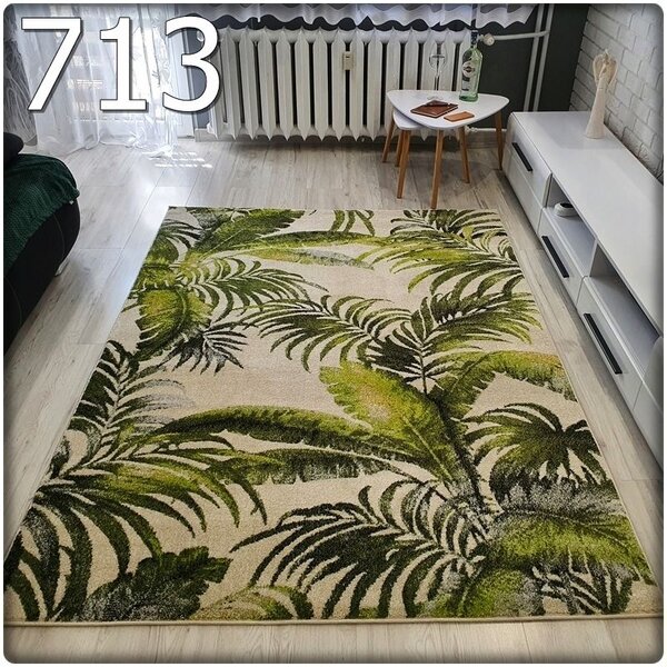 Dekorstudio Moderný koberec GARDEN so vzorom listov 713 Rozmer koberca: 140x190cm