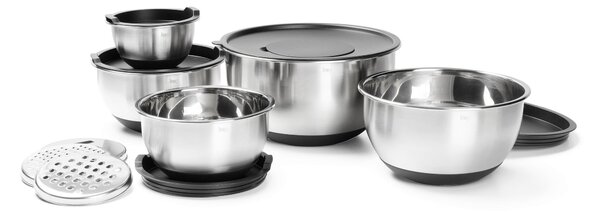 SADA MÍS, kov, plast, 8-dielne Homeware Profession. - Misky & misy