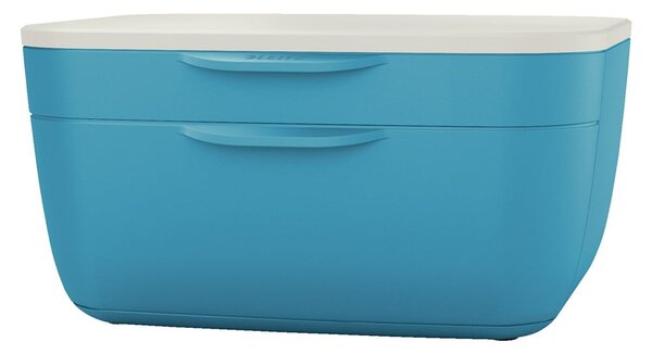 Modrá zásuvková škatuľa Leitz Cosy