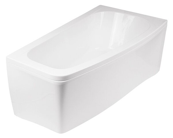 Besco Krycí panel k asymetrickej vani Luna P 150x80, biely BESCO-Farba: Biela, BESCO-Orientácia: Ľavá