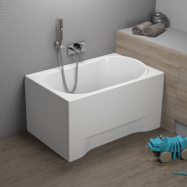 Polimat Akrylátová obdĺžniková vaňa Mini 100x65 (110x70) POLIMAT-Farba: Biela, POLIMAT-Rozmery: 100x65
