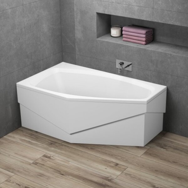 Polimat Krycí panel k asymetrickej rohovej vani Marika 140x80 L(R) AS KP POLIMAT-Rozmery: 140x80, POLIMAT-Orientácia: Ľavá