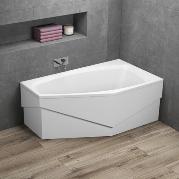 Polimat Krycí panel k asymetrickej rohovej vani Marika 140x80 L(R) AS KP POLIMAT-Rozmery: 140x80, POLIMAT-Orientácia: Ľavá