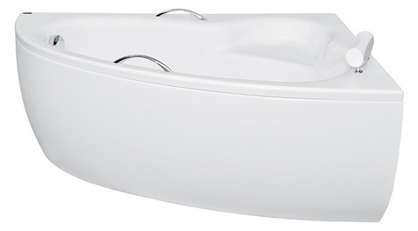Besco Akrylátová asymetrická vaňa Natalia Premium 150x100 BESCO-Farba: Biela, BESCO-Orientácia: Ľavá