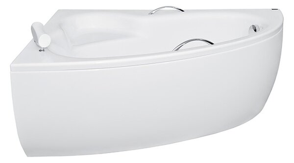 Besco Akrylátová asymetrická vaňa Natalia Premium 150x100 BESCO-Farba: Biela, BESCO-Orientácia: Ľavá