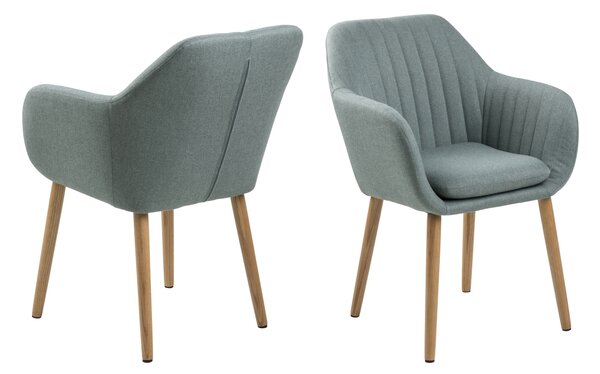 Dizajnová stolička Nashira, olivová