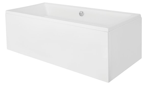 Besco Akrylátová obdĺžniková vaňa Quadro 155x70 (165x75, 170x75, 175x80, 180x80, 190x90) BESCO-Rozmery: 155x70, BESCO-Farba: Biela