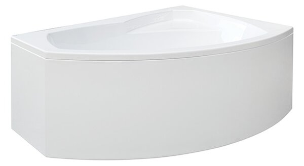 Besco Krycí panel k asymetrickej vani Rima P 130x85 (140x90, 150x95x, 160x100, 170x110), biely BESCO-Rozmery: 130x85, BESCO-Farba: Biela