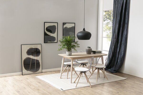 Dizajnová stolička Alawin, biela