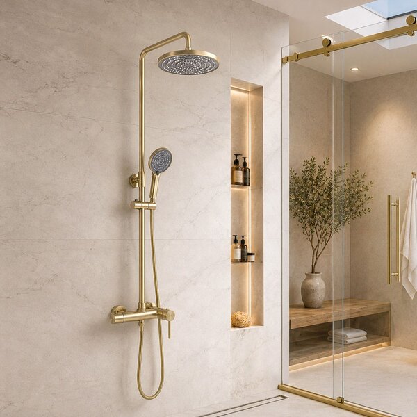 Sprchový set Rea Foster Brush Gold