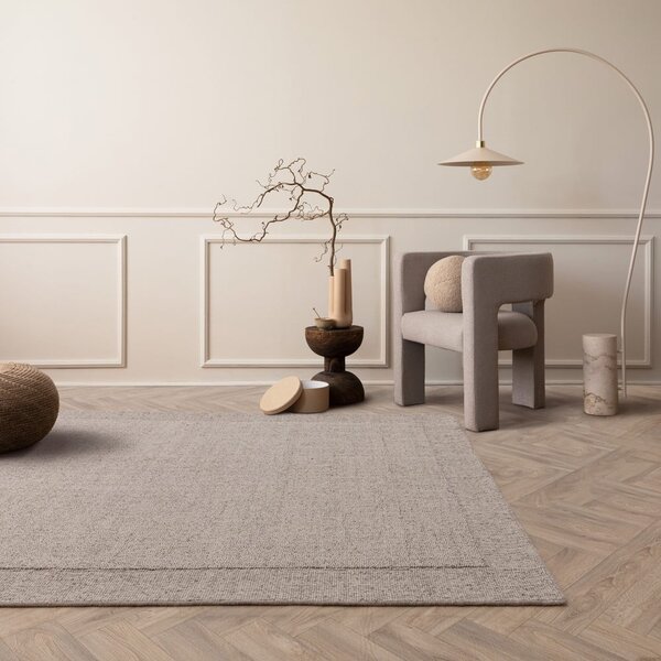 Béžový ručne tkaný vlnený koberec 120x170 cm Larson – Asiatic Carpets