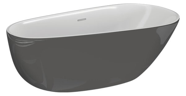 Polimat Akrylátová voľne stojaca vaňa Shila 170x85 POLIMAT-Rozmery: 170x85, POLIMAT-Farba vane: Biela / biela lesk