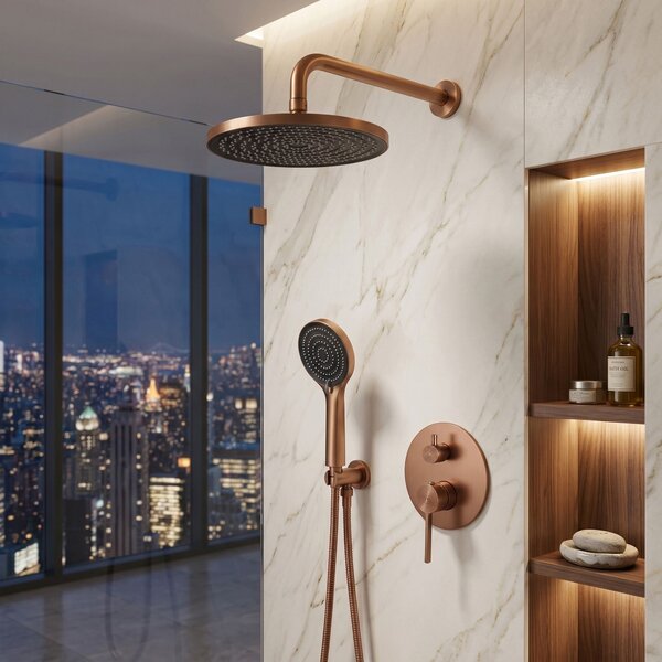 Podomietková sprchová súprava Rea Foster Brush Copper + BOX