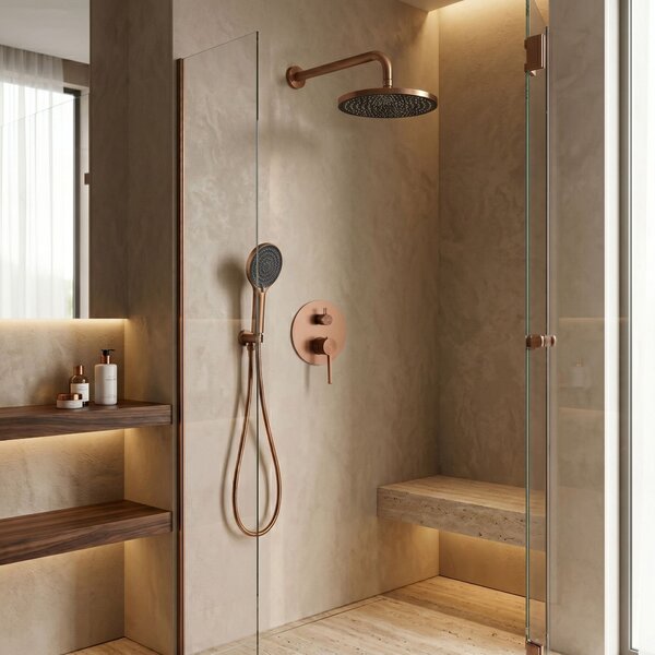 Podomietková sprchová súprava Rea Foster Brush Copper + BOX
