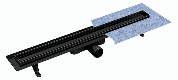 Besco Odtokový žľab VIRGO NERO DUO 60 2-in-1 (farba:čierna)