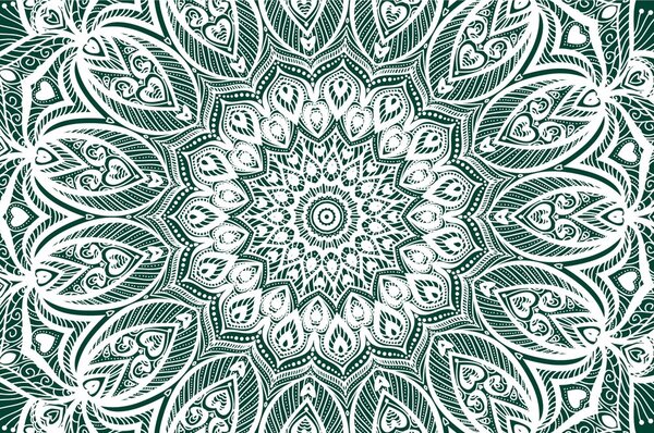 Tapeta Mandala harmónie na zelenom pozadí