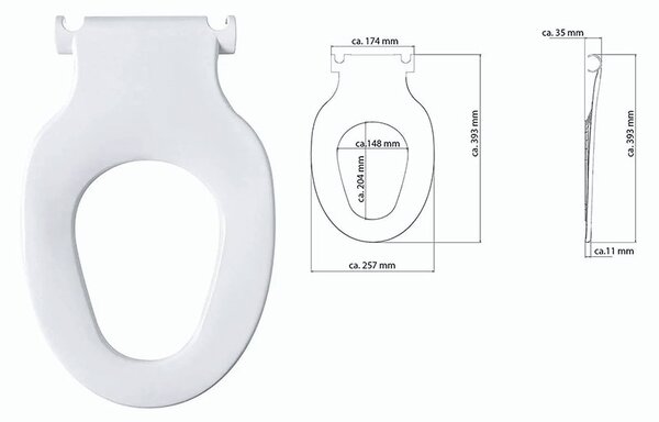Eisl Sanitär WC sedadlo s detskou vložkou Duroplast Soft Close Family 82940