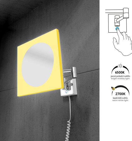 Nimco LED zrkadlo s nastav. teplotou svietivosti - ZK 20465P-26