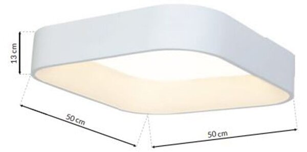 Stropné LED svietidlo Astro, 1x LED 40w, 3000-4000k, w