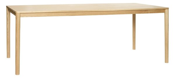 Jedálenský stôl v dekore duba v prírodnej farbe 100x200 cm Ground – Hübsch