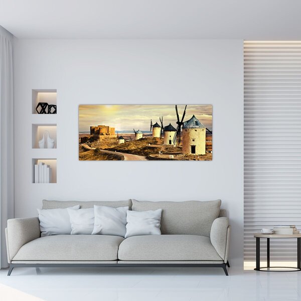 Obraz - Veterné mlyny (120x50 cm)