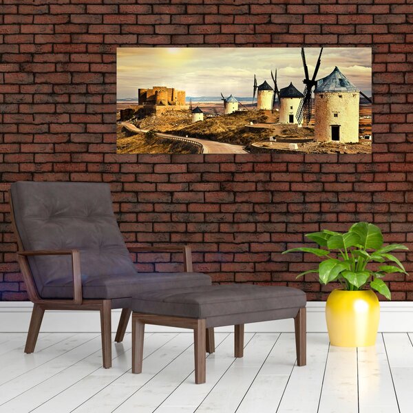 Obraz - Veterné mlyny (120x50 cm)