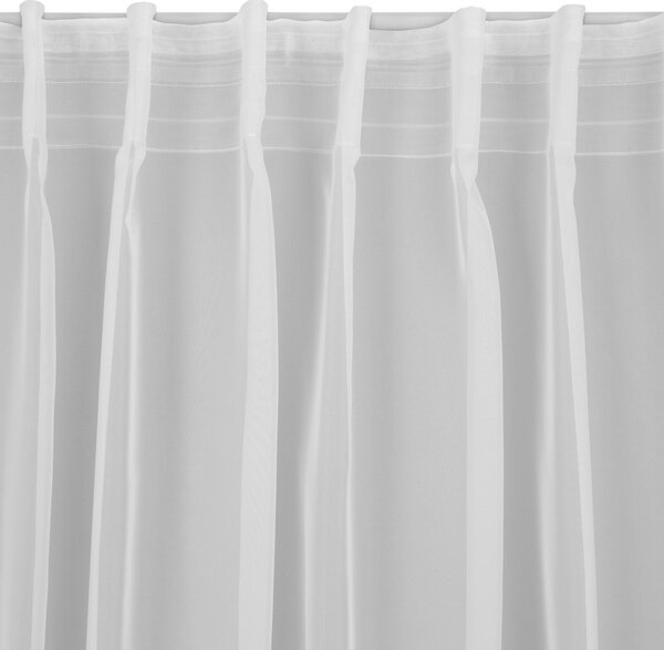 ZÁCLONA NA PÁSKE SIMONE 140X300 CM BIELA
