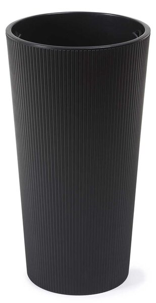 PLASTOVÝ KVETINÁČ URBANIKA ECO 57X29,5 CM ČIERNA BS