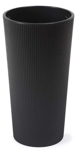 PLASTOVÝ KVETINÁČ URBANIKA ECO 57X29,5 CM ČIERNA BS