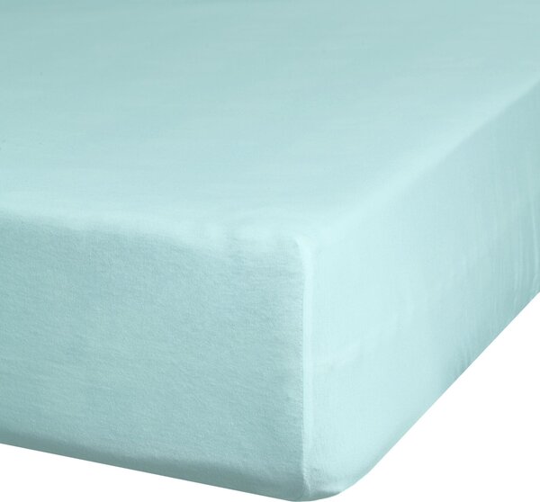 JERSEY PRESTIERADLO 200X220 CM, VÝŠKA 30 CM MENTOLOVÉ