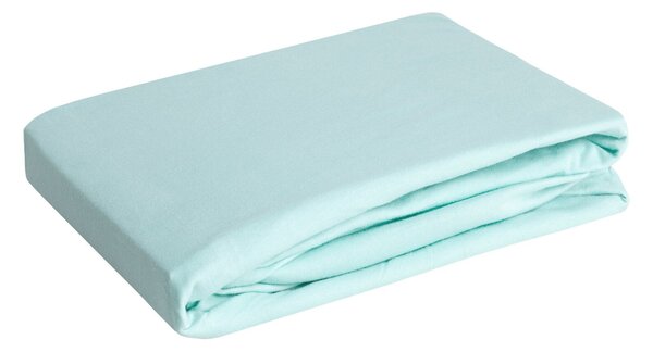 JERSEY PRESTIERADLO 200X220 CM, VÝŠKA 30 CM MENTOLOVÉ