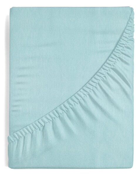 JERSEY PRESTIERADLO 200X220 CM, VÝŠKA 30 CM MENTOLOVÉ