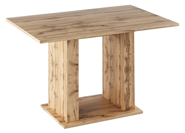 KONDELA Jedálenský stôl, dub wotan, 119x79 cm, BISTRO