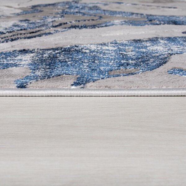 Flair Rugs , Kusový koberec Eris Marbled Navy, 80x150, modrá, kancelária