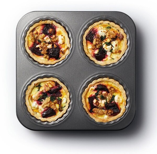 Forma na pečenie MasterClass Four Hole Tartlet